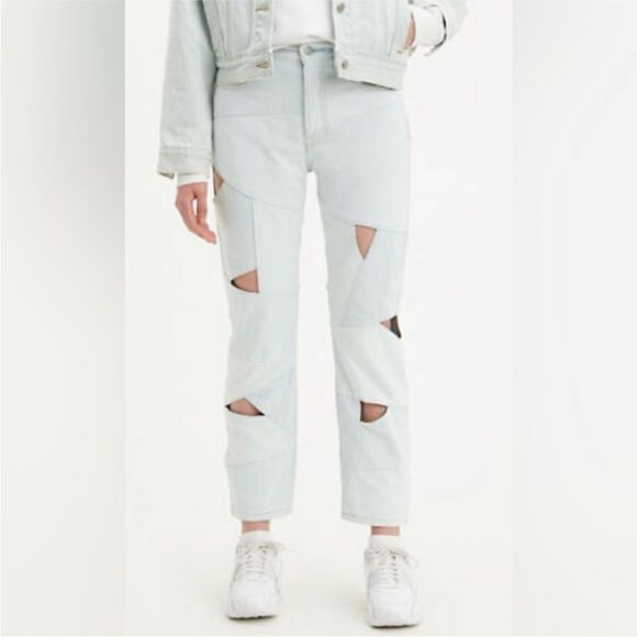 Levi’s cut out Stylish Light Blue Women's Jeans, size 27 - Picture 1 of 15
